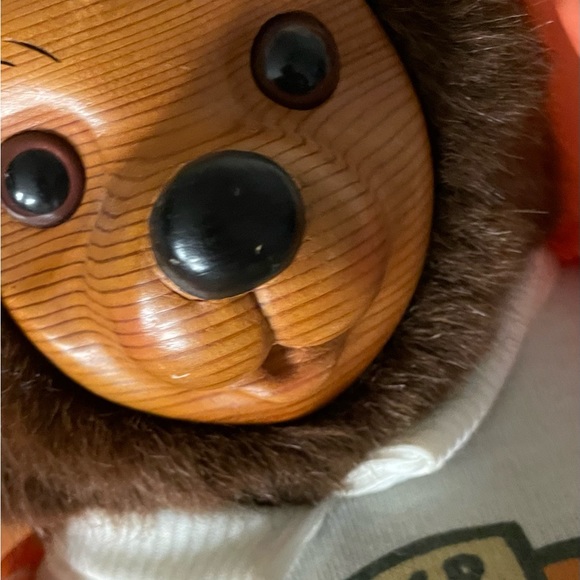 Rare HTF Robert Raikes “Camp Grizzly” Signed & Numbered Charming Wood Face Bear - Picture 3 of 17
